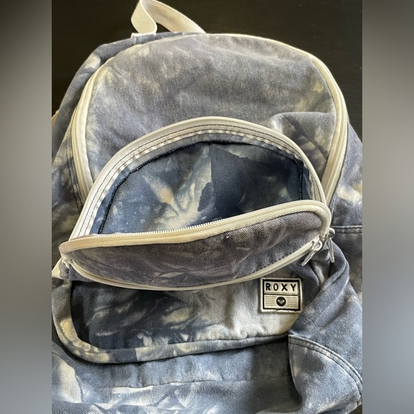 Roxy To The Beach Bijou Blue Tie Dye Backpack - Picture 5 of 12